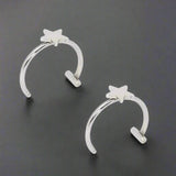 Faux Piercing Lèvre Homme ETOILE ARGENT