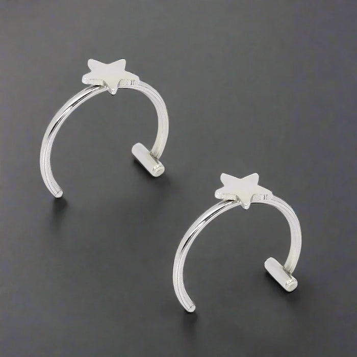 Faux Piercing Lèvre Homme ETOILE Acier Inoxydable