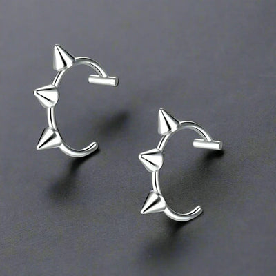 Faux Piercing Lèvre Homme SPIKE ARGENT