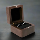 Petite Boîte à Bijoux en Bois de Noyer