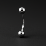 Piercing nombril en acier à boule en acier inoxydable