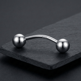 Piercing nombril en acier à boule en acier inoxydable