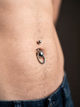 Piercing à Boules en Acier portee lifestyle Stag