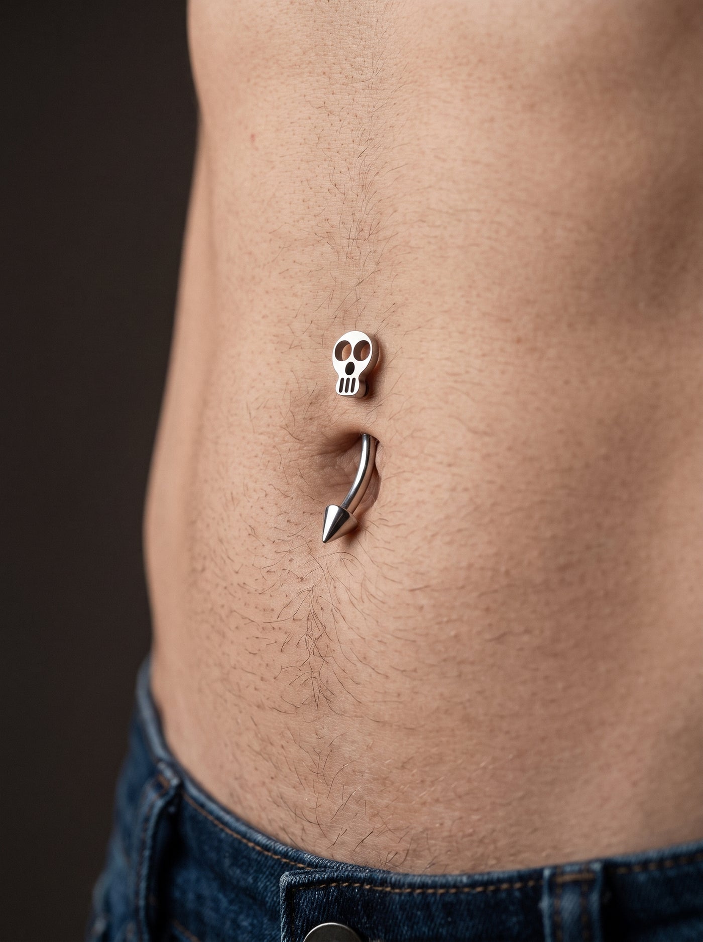 Piercing TÊTE DE MORT en Acier Inoxydable