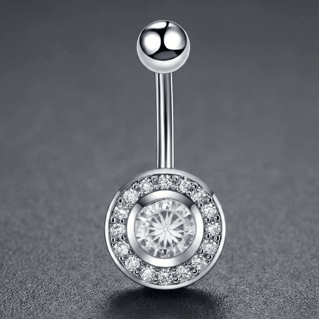 Piercing Nombril ROSACE en ACIER